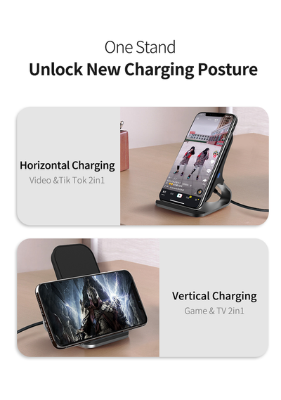 Wireless Car Charger Mount, 15W Fast Charging Auto-Clamping Air Vent Vehicle Mobile Phone Holder for iPhone Nokia Samsung LG Lenovo Google