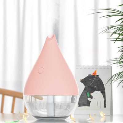 USB Cool Mist Humidifier Ultra-quiet Air Humidifier 250ml for Bedroom,Office, Car