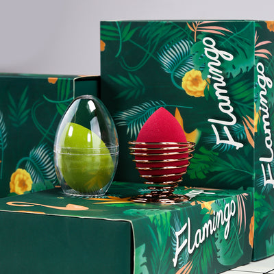 3Pcs Makeup Blender Beauty Sponge Set for Foundations, Powders and Creams with a holder