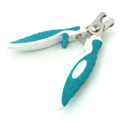 Dog Pets Nail Clippers and Trimmer with Nail File for Medium to Large Dogs and Cats Professional Animals Grooming Tool with Safety Guard to Avoid Over Cutting Claw Care Pet Nail Sharp Scissors