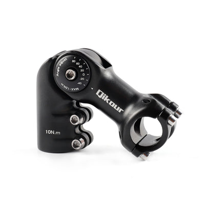 Bike Stem -40°~80° Adjustable Bicycle Stem 95mm Handlebar Riser Extender for Road Bike, Mountain Bike, MTB, BMX, Cycling